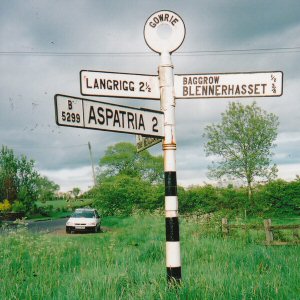 Blennerhasset Village direction signpost