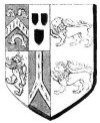 Arms of Blennerhassett impaling Le Strange at Frenze, Norfolk 1531